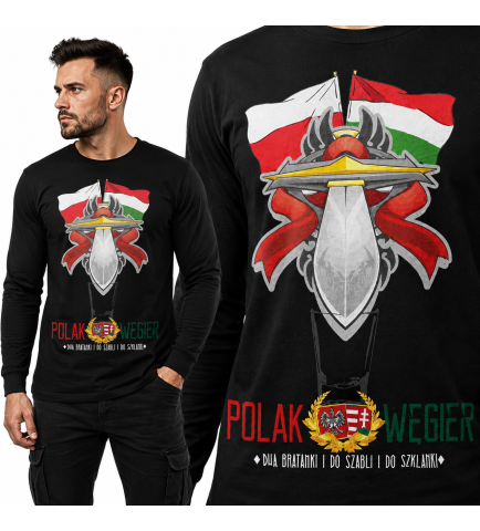 LONGSLEEVE PATRIOTYCZNY  POLAK WĘGIER